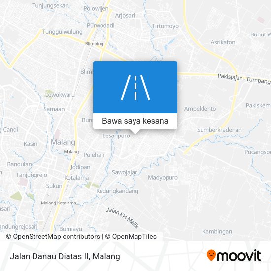 Peta Jalan Danau Diatas II