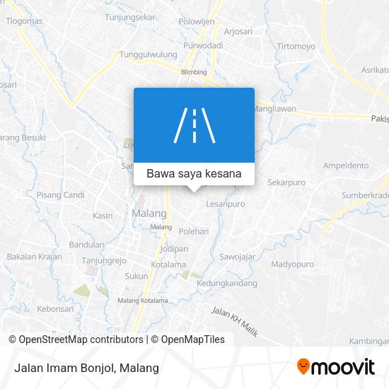 Peta Jalan Imam Bonjol