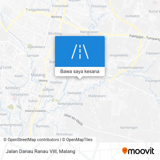 Peta Jalan Danau Ranau VIII