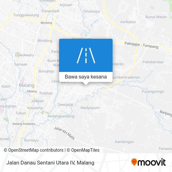 Peta Jalan Danau Sentani Utara IV