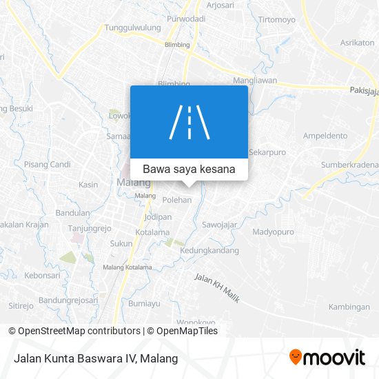 Peta Jalan Kunta Baswara IV