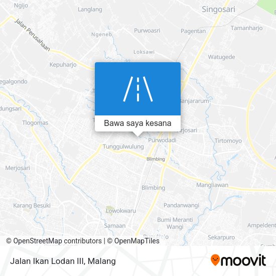 Peta Jalan Ikan Lodan III