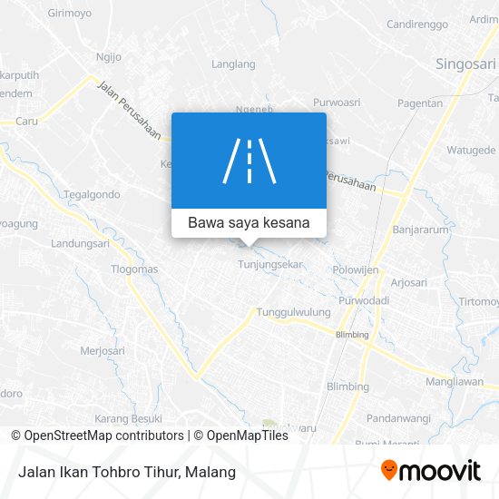 Peta Jalan Ikan Tohbro Tihur