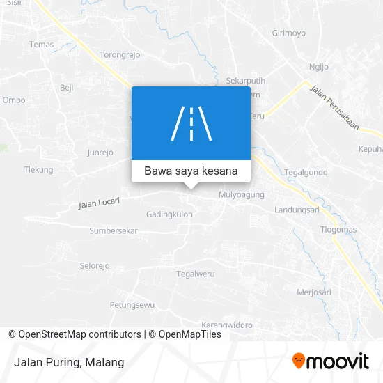 Peta Jalan Puring