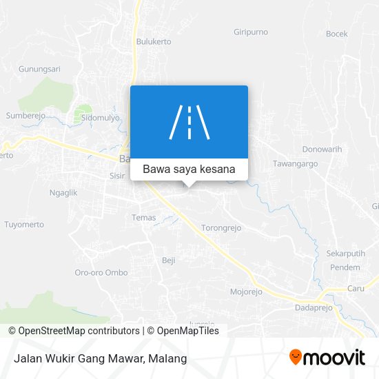 Peta Jalan Wukir Gang Mawar