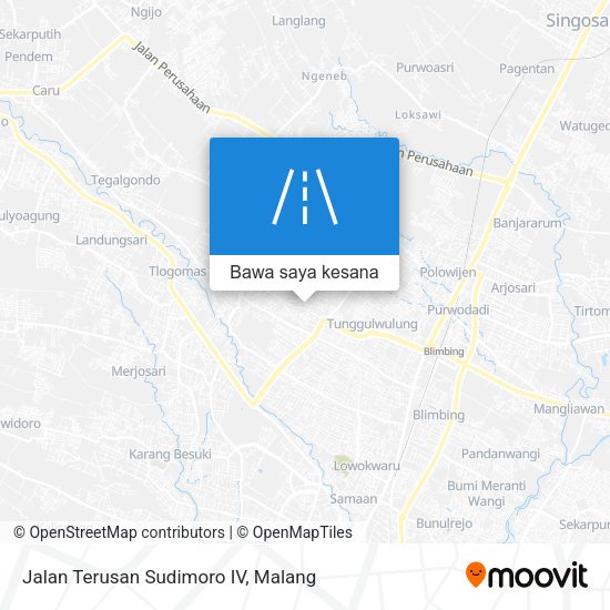 Peta Jalan Terusan Sudimoro IV