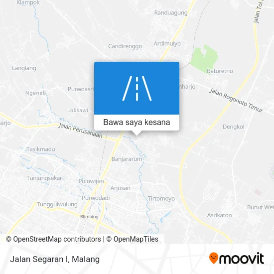 Peta Jalan Segaran I