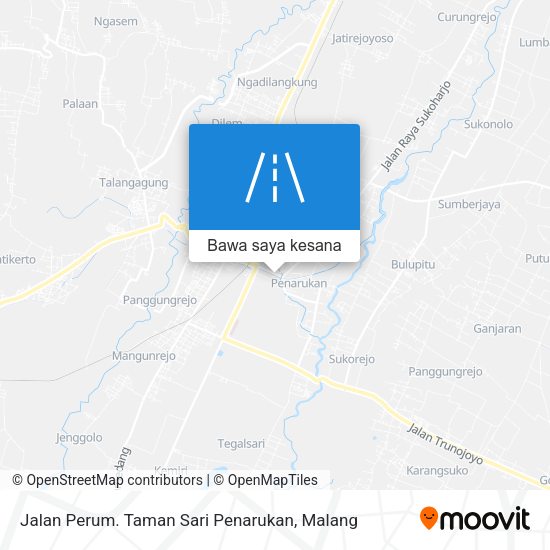Peta Jalan Perum. Taman Sari Penarukan