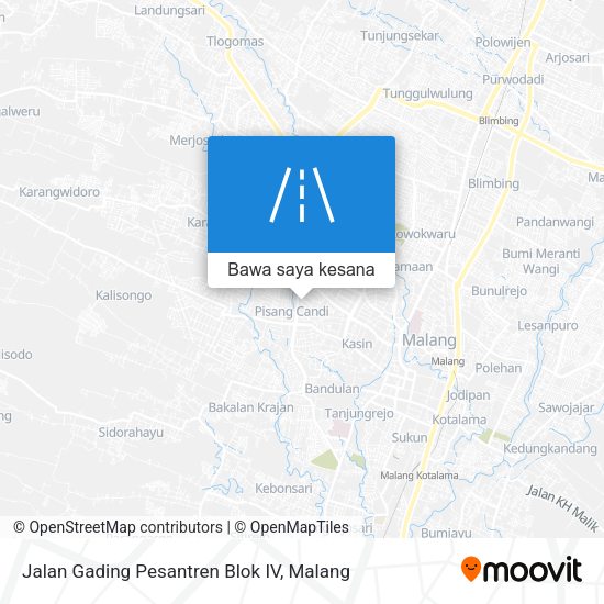 Peta Jalan Gading Pesantren Blok IV