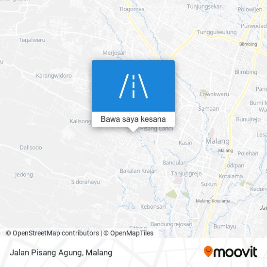 Peta Jalan Pisang Agung