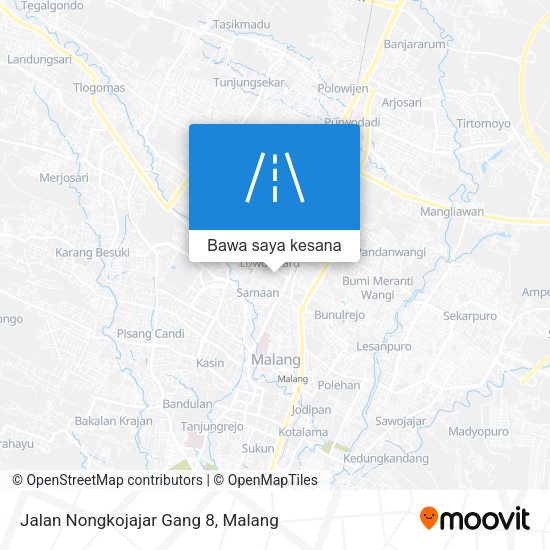 Peta Jalan Nongkojajar Gang 8