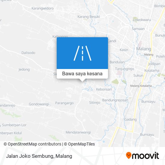 Peta Jalan Joko Sembung