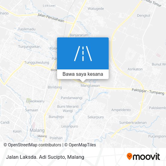 Peta Jalan Laksda. Adi Sucipto