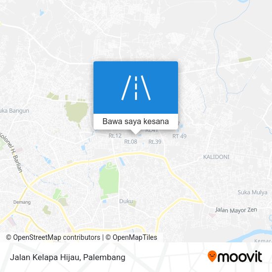 Peta Jalan Kelapa Hijau