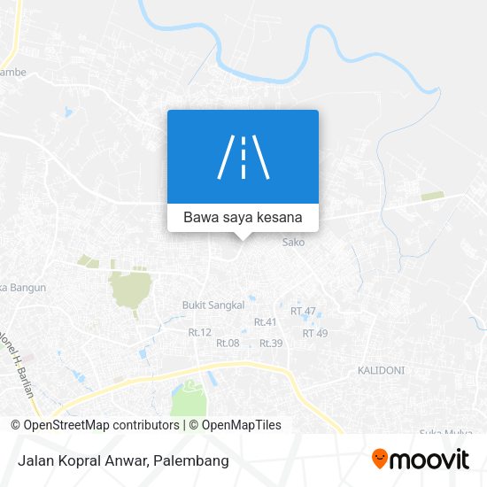 Peta Jalan Kopral Anwar