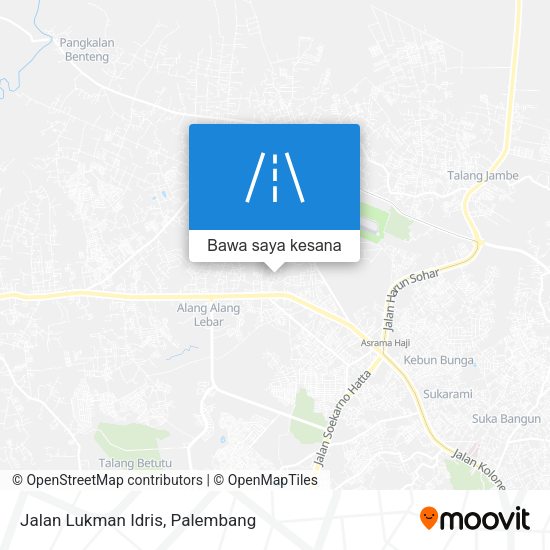 Peta Jalan Lukman Idris