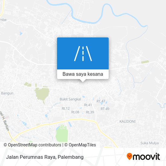 Peta Jalan Perumnas Raya