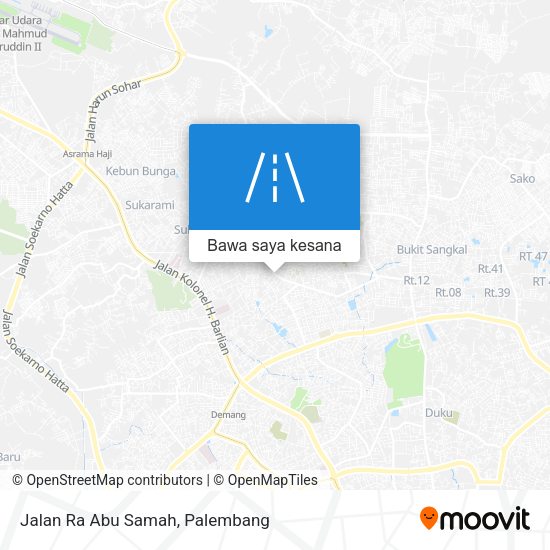 Peta Jalan Ra Abu Samah