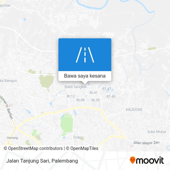 Peta Jalan Tanjung Sari