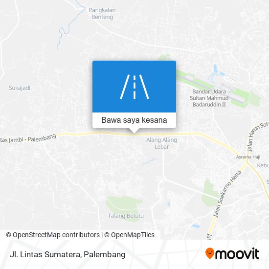 Peta Jl. Lintas Sumatera