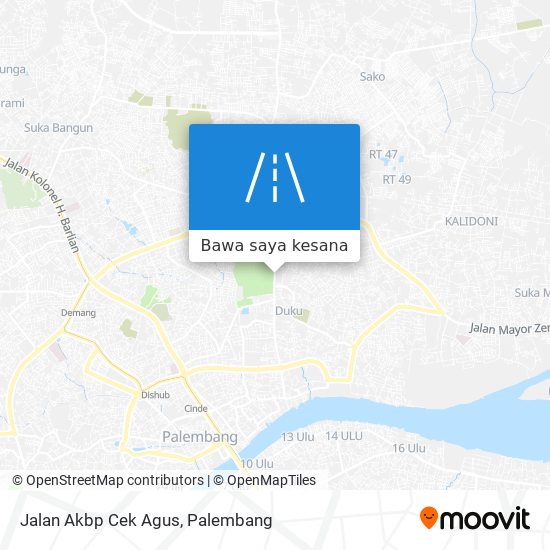 Peta Jalan Akbp Cek Agus