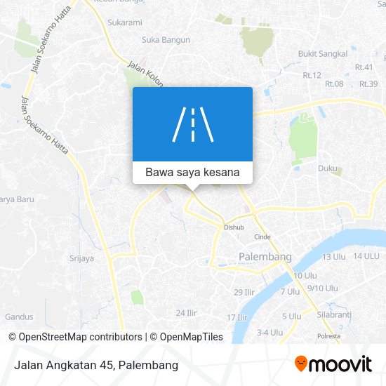 Peta Jalan Angkatan 45