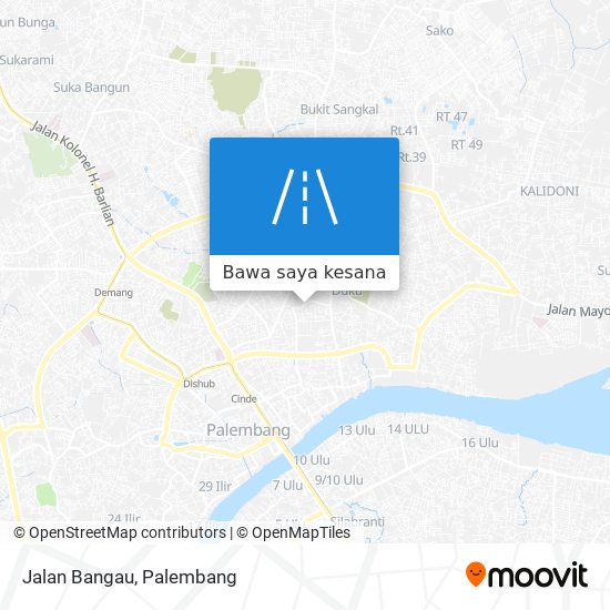 Peta Jalan Bangau