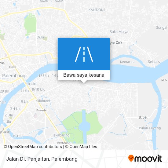 Peta Jalan Di. Panjaitan