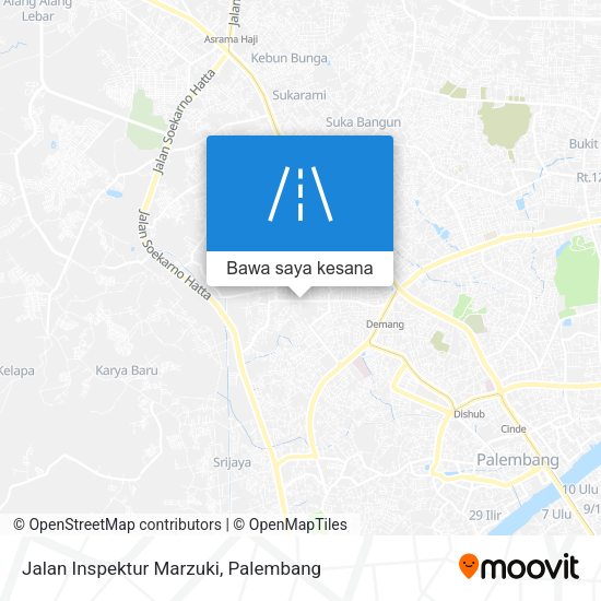 Peta Jalan Inspektur Marzuki