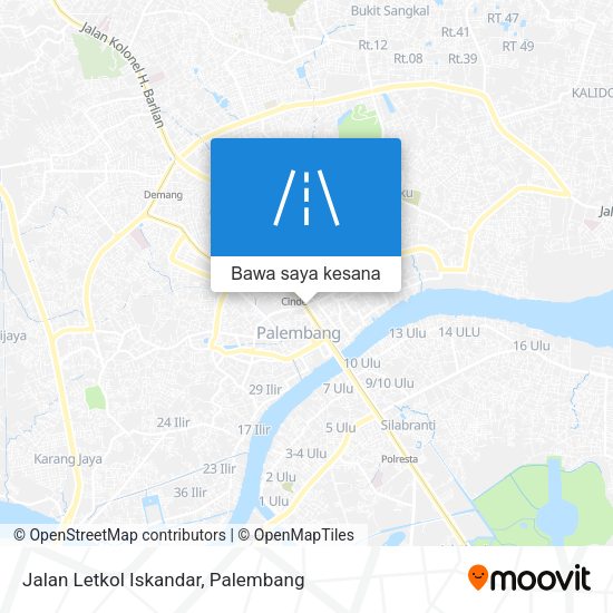 Peta Jalan Letkol Iskandar