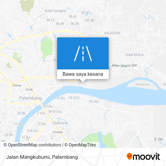 Peta Jalan Mangkubumi