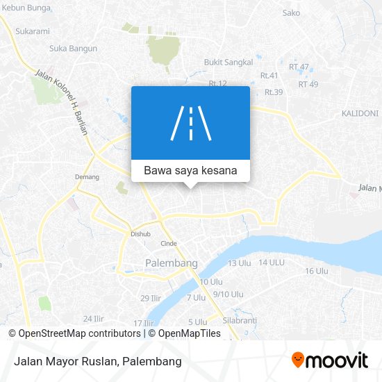 Peta Jalan Mayor Ruslan