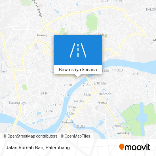 Peta Jalan Rumah Bari