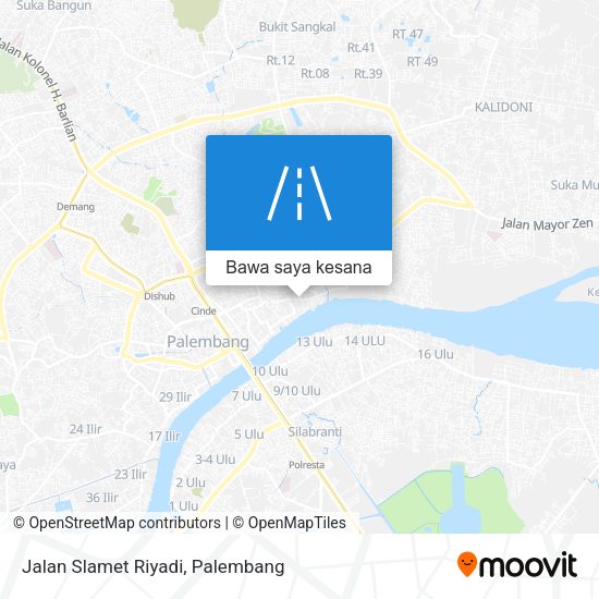 Peta Jalan Slamet Riyadi