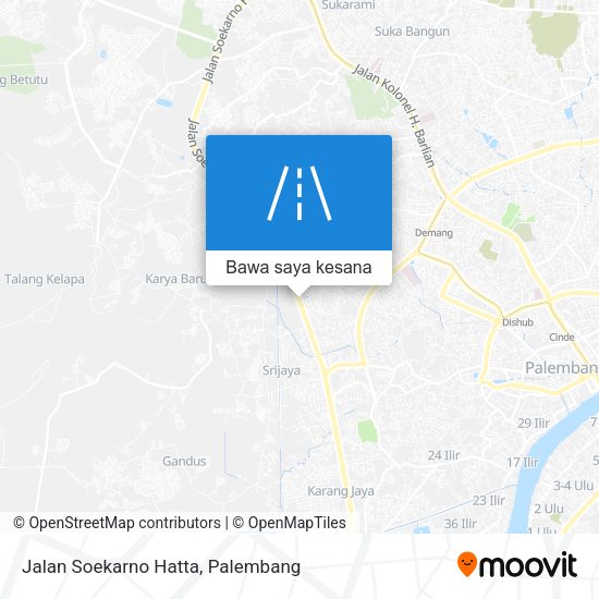 Peta Jalan Soekarno Hatta