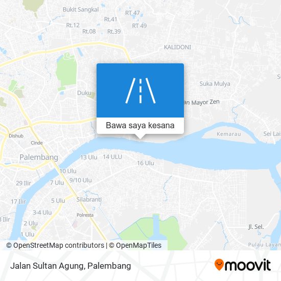 Peta Jalan Sultan Agung