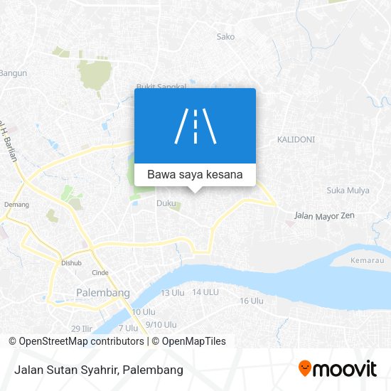 Peta Jalan Sutan Syahrir