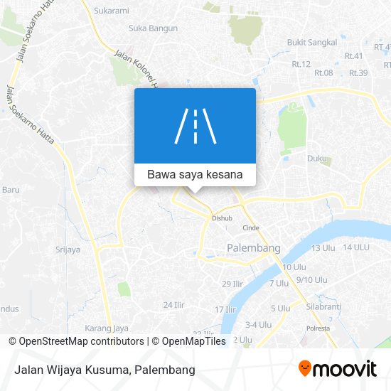 Peta Jalan Wijaya Kusuma