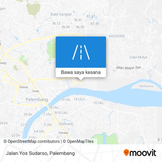 Peta Jalan Yos Sudarso