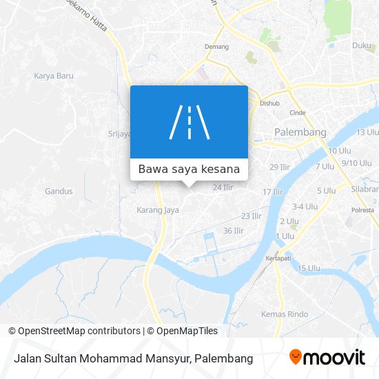 Peta Jalan Sultan Mohammad Mansyur