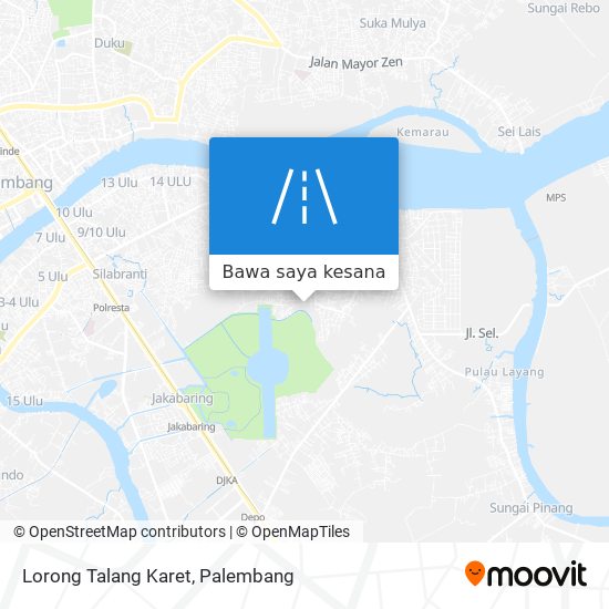 Peta Lorong Talang Karet