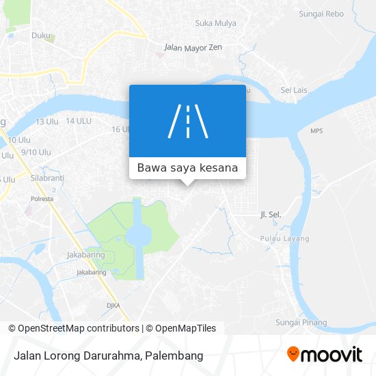 Peta Jalan Lorong Darurahma