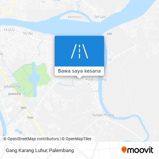 Peta Gang Karang Luhur
