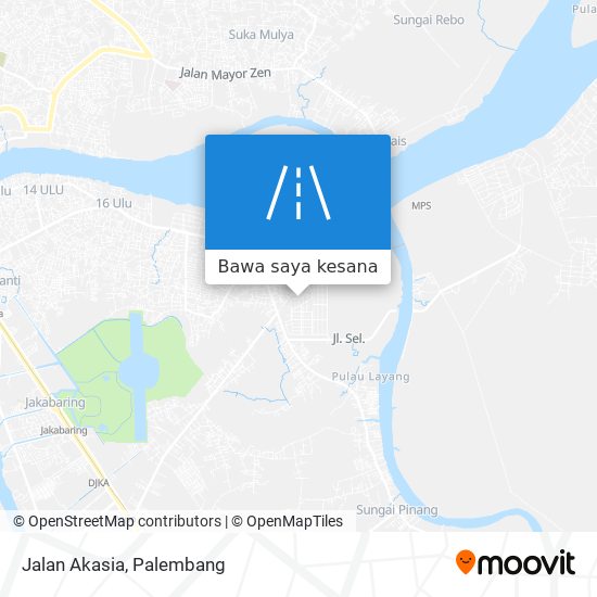 Peta Jalan Akasia