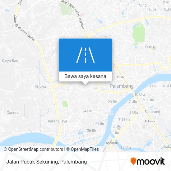 Peta Jalan Pucak Sekuning