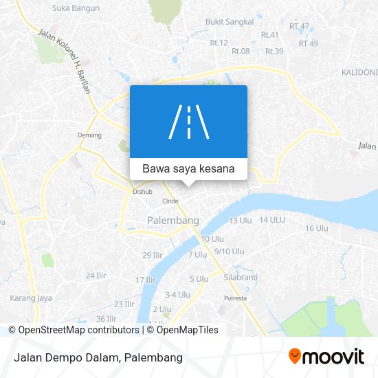 Peta Jalan Dempo Dalam