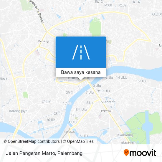 Peta Jalan Pangeran Marto