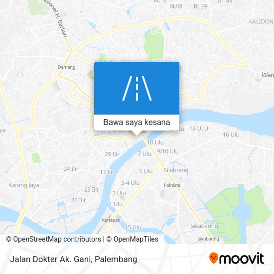 Peta Jalan Dokter Ak. Gani
