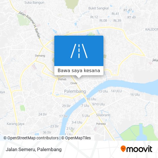 Peta Jalan Semeru