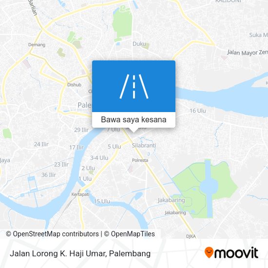 Peta Jalan Lorong K. Haji Umar